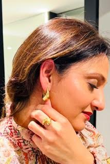 Golden Tulip Earrings