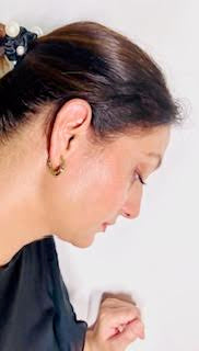 Grooved Hoop Earrings