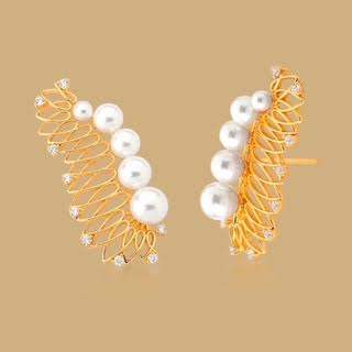 Daisy Pearl Earrings