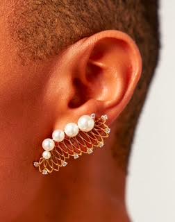 Daisy Pearl Earrings