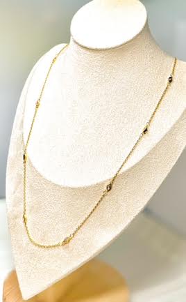 Stars Necklace 80 cm