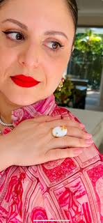 Mother of Pearl Cocktail Ring