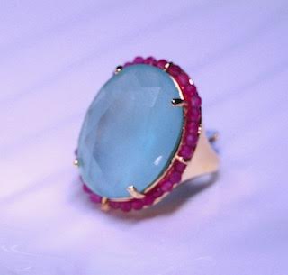 Aquamarine Cocktail Ring