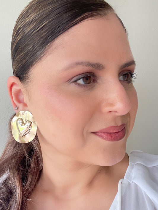 Sunny Heart Earrings