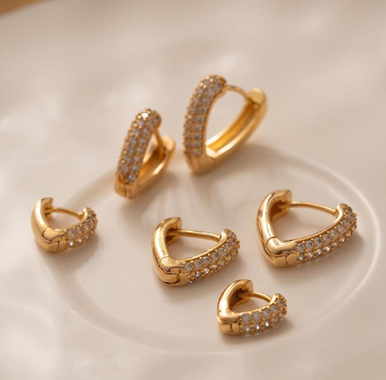 RE-STOCK - Mini Heart Hoops