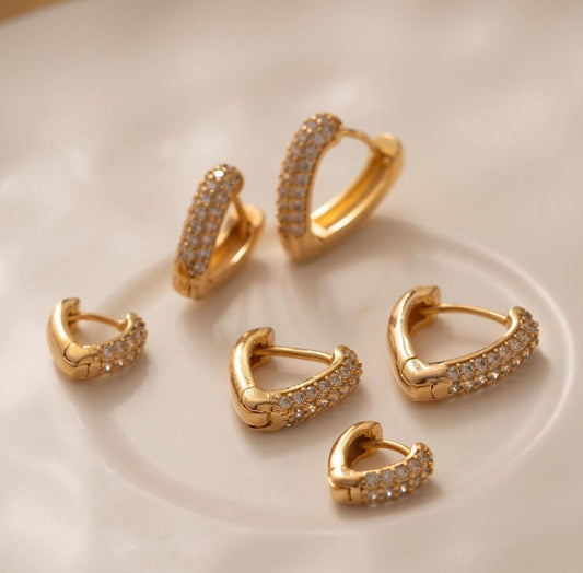 RE-STOCK - Mini Heart Hoops