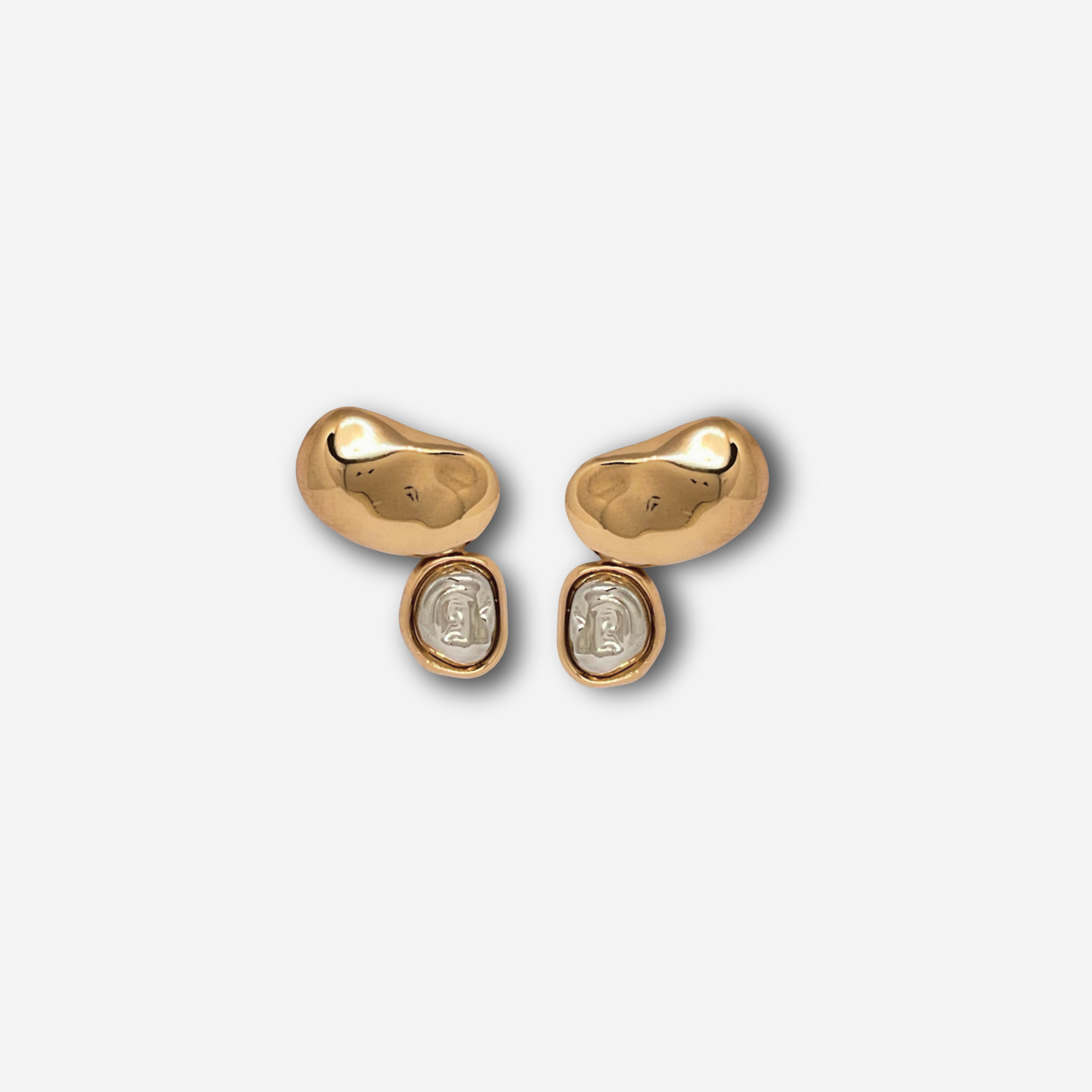 Molten Bean Earrings