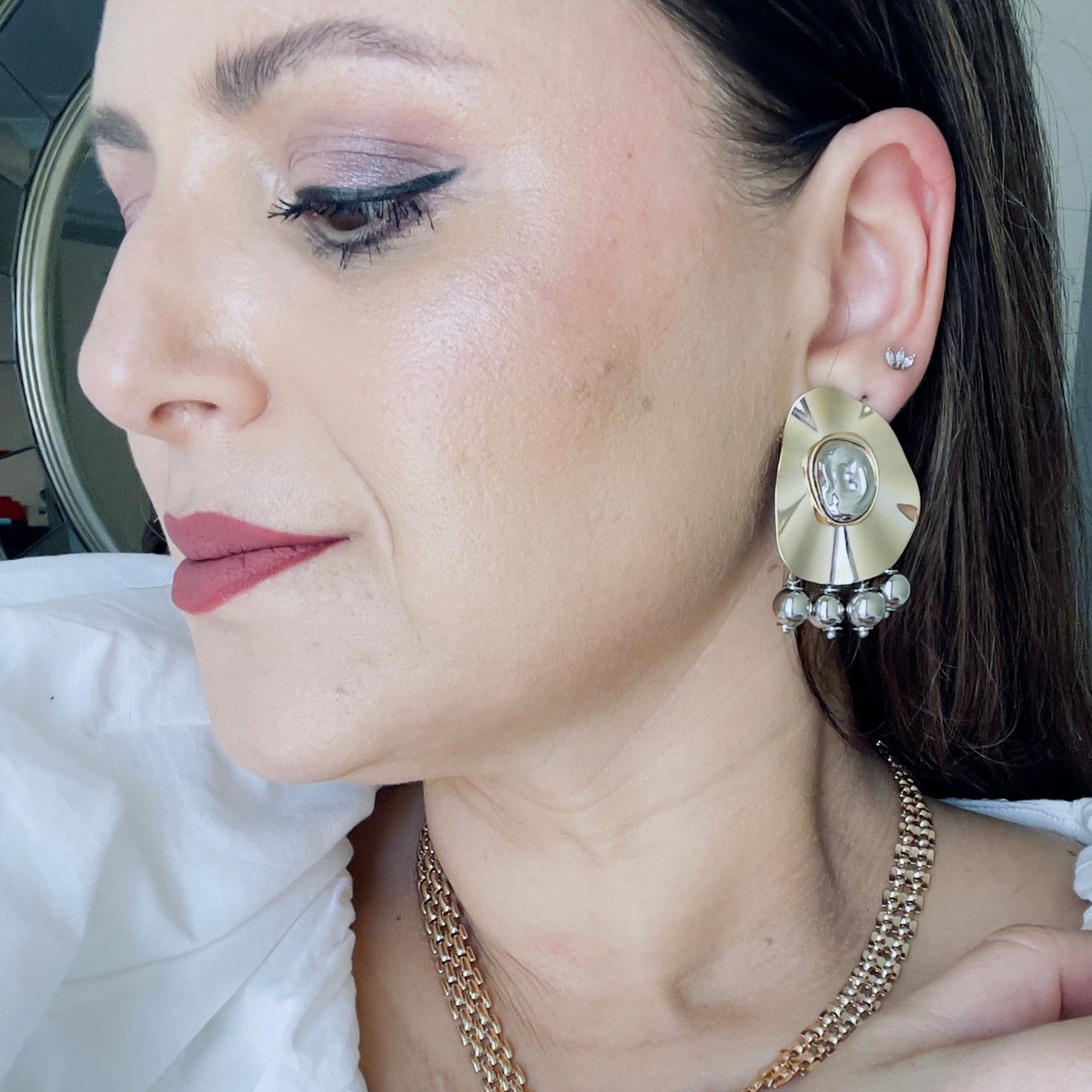 Lion Dance Earrings