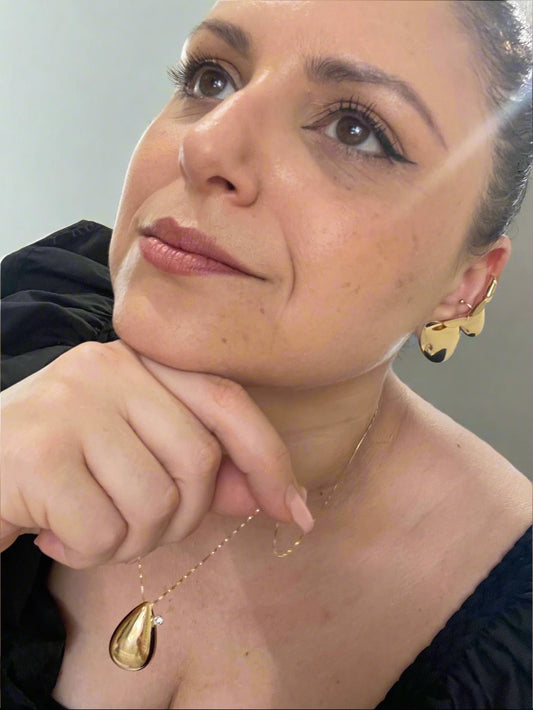 18k Gold Plating with Swarovski Crystals Necklace.