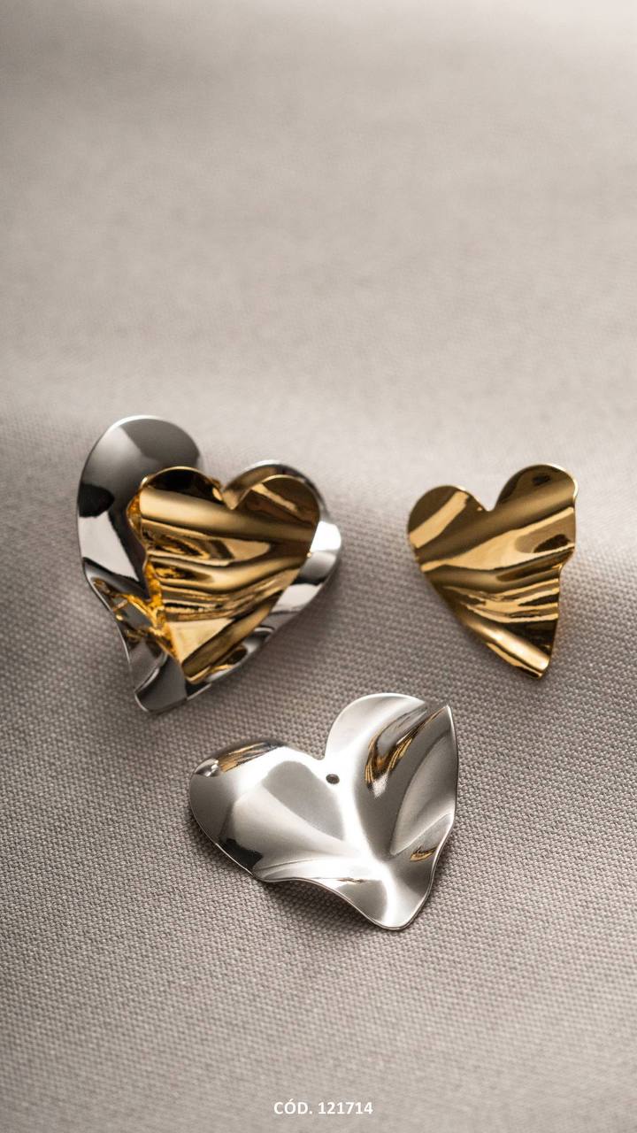 Mixed Metal Passione (Love) Earrings